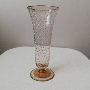 Vintage Art Deco Hand Painted Polka Dot Vase